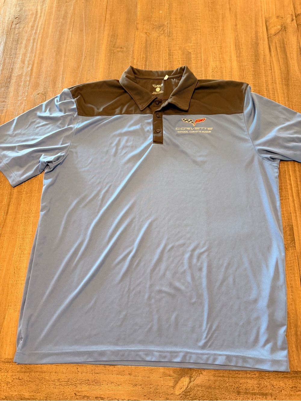 National Corvette Museum Clique Men’s 3XL Short Sleeve Polo